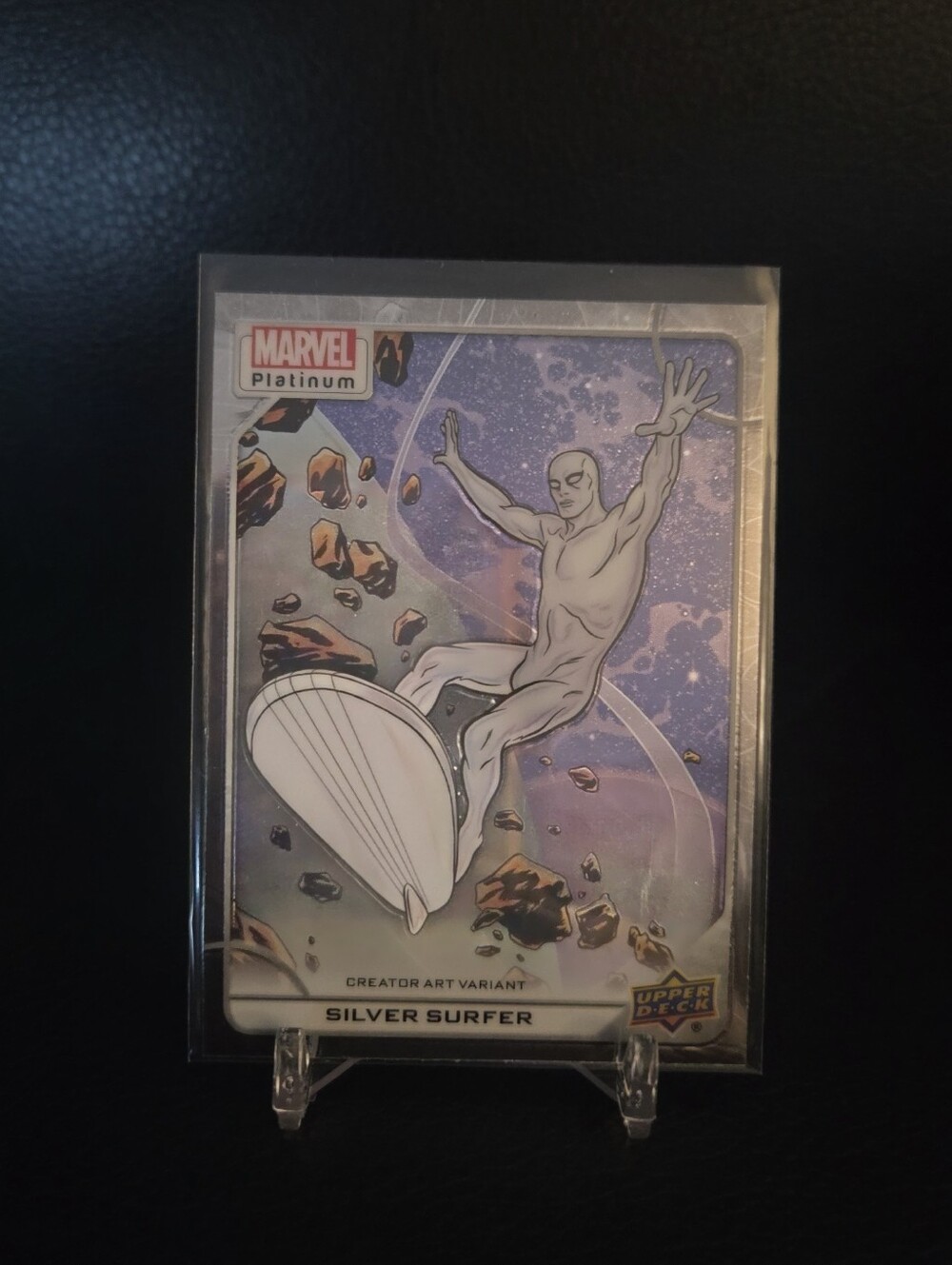 Marvel Upper Deck Platinum Creator Art Variant Tier 1 93-V Silver Surfer